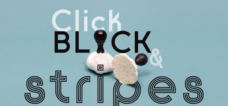 Click Black & Stripes Font - Featured Image