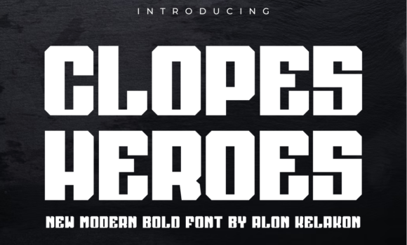 Clopes Heroes Font - Featured Image
