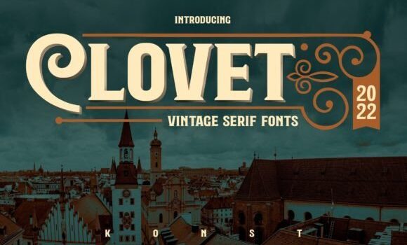 Clovet Font Fonts Free Download Clovet Font - Featured Image