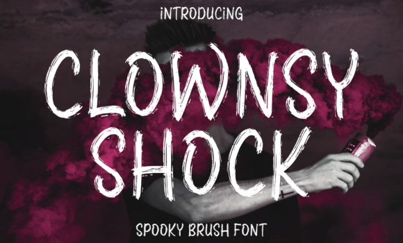 Clownsy Shock Font - Featured Image