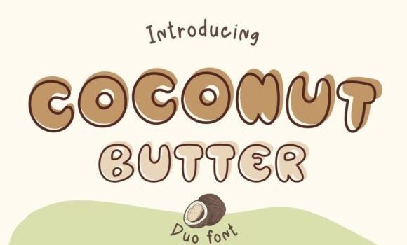 Coconut & Butter Font Fonts Free Download