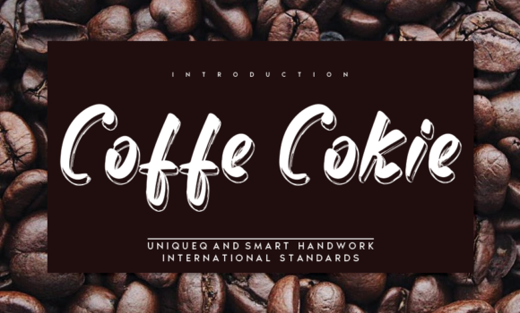 Coffe Cokie Font - Featured Image