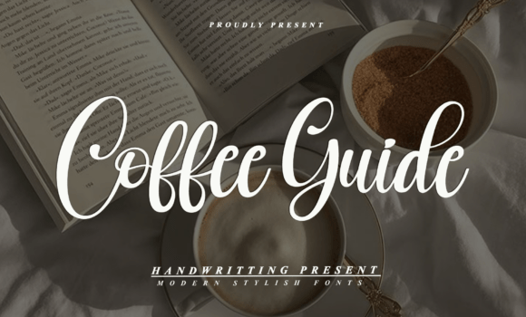 Coffee Guide Font Fonts Free Download Coffee Guide Font - Featured Image