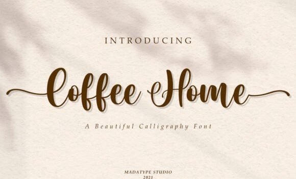 Coffee Home Font - Featured Image