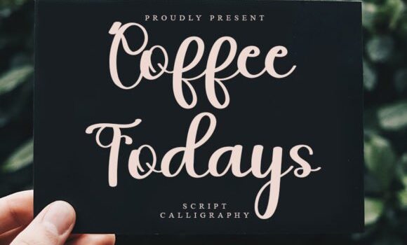 Coffee Todays Font Fonts Free Download Coffee Todays Font - Featured Image