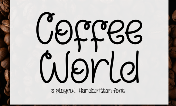 Coffee World Font Fonts Free Download Coffee World Font - Featured Image