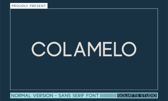 Colamelo Font - Featured Image