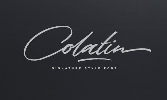 Colatin Script Font Fonts Free Download Colatin Script Font - Featured Image