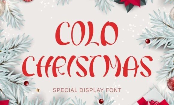 Cold Christmas Font - Featured Image
