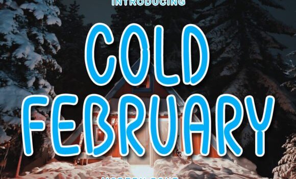 Cold February Font - Featured Image