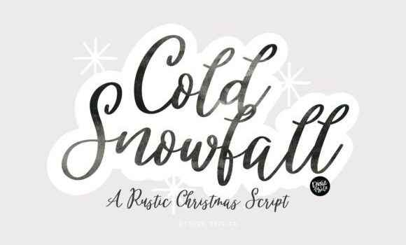 Cold Snowfall Font - Featured Image