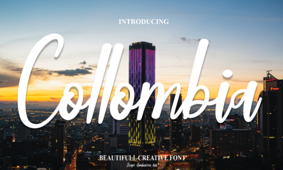 Collombia Font Fonts Free Download Collombia Font - Featured Image