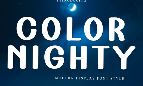 Color Nighty Font - Featured Image