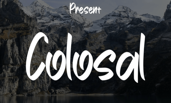 Colosal Font - Featured Image
