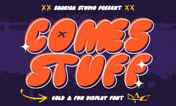 Comes Stuff Font - Featured Image