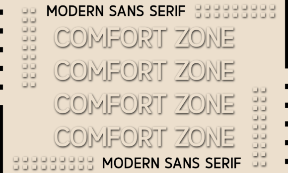 Comfort Zone Font - Featured Image