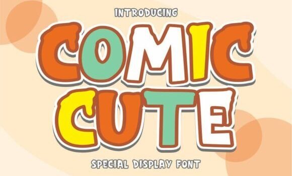 Comic Cute Font - Featured Image