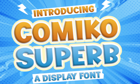 Comiko Superb Font - Featured Image