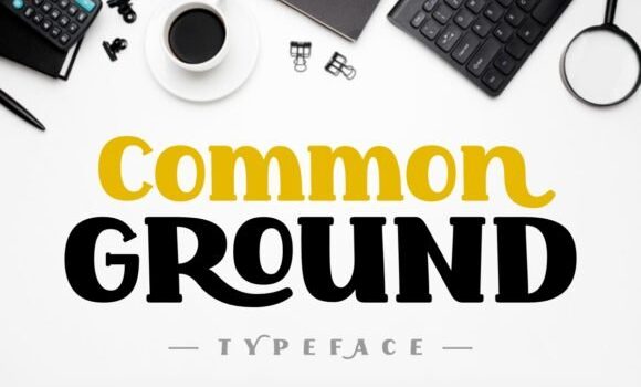 Common Ground Font - Featured Image