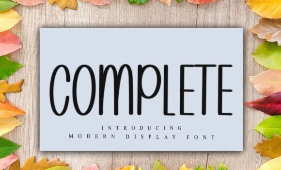 Complete Font - Featured Image