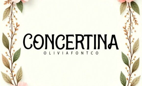 Concertina Font - Featured Image