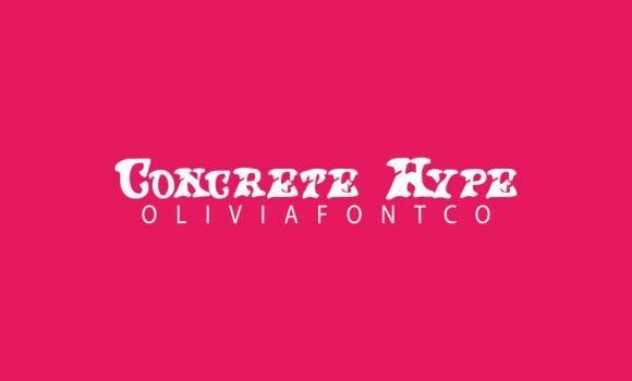 Concrete Hype Font - Featured Image