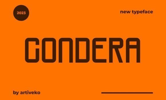 Condera Font - Featured Image