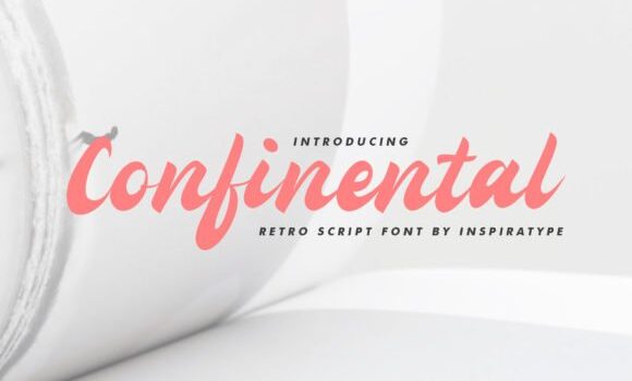 Confinental Font - Featured Image