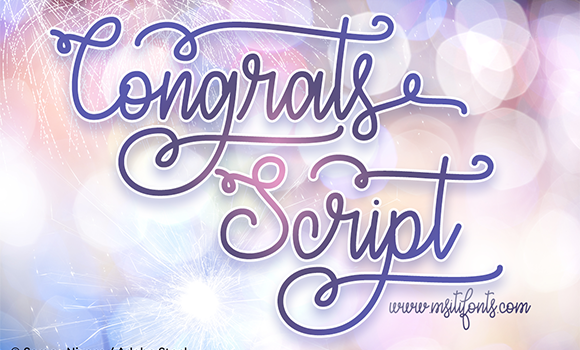 Congrats Script Font - Featured Image