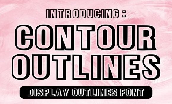Contour Outlines Font - Featured Image