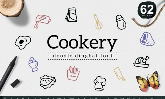 Cookery Font - Featured Image