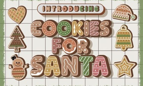 Cookies for Santa Font - Featured Image