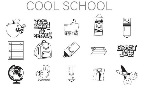 Cool School Dingbats Font - Featured Image