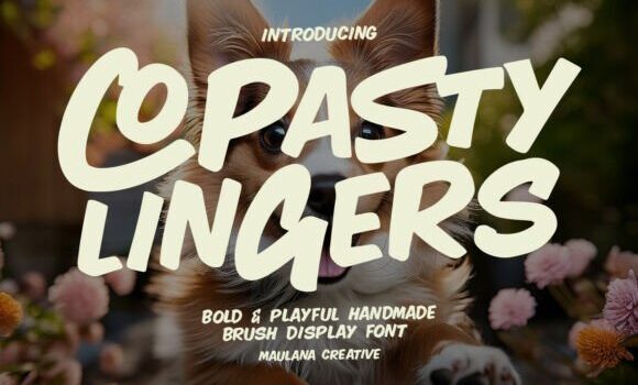 Copasty Lingers Font - Featured Image