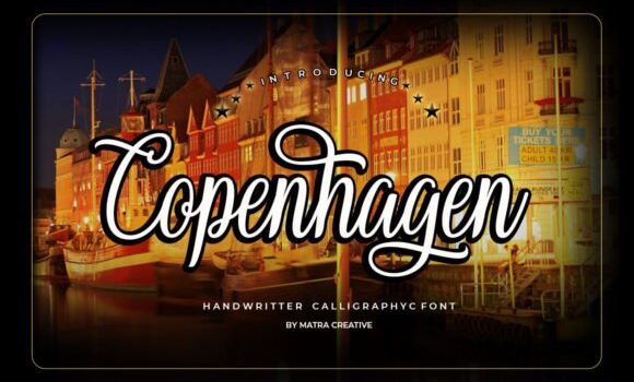 Copenhagen Font Fonts Free Download Copenhagen Font - Featured Image