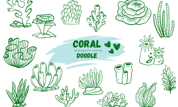 Coral Doodle Font - Featured Image