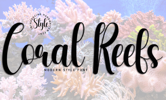 Coral Reefs Font - Featured Image