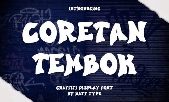 Coretan Tembok Font - Featured Image