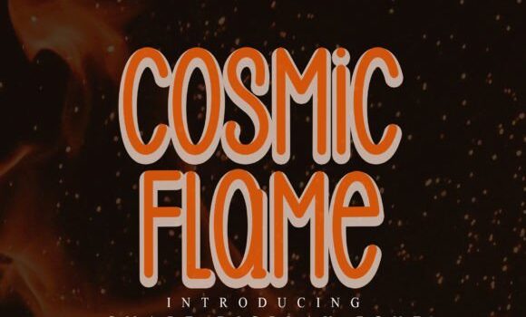 Cosmic Flame Font Fonts Free Download Cosmic Flame Font - Featured Image