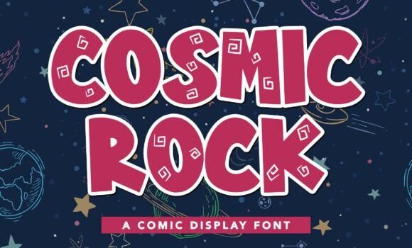 Cosmic Rock Font - Featured Image