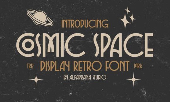 Cosmic Space Font - Featured Image