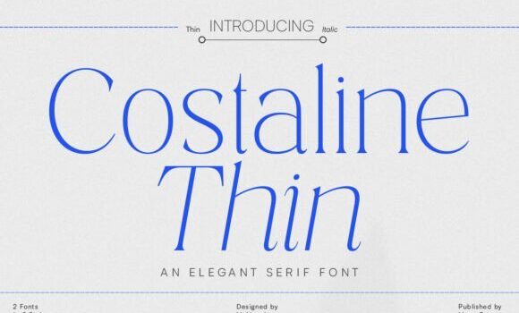 Costaline Thin Font - Featured Image