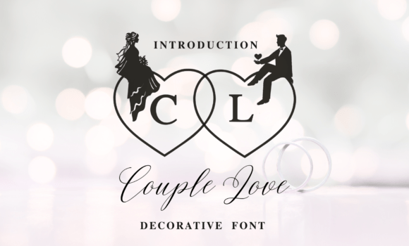 Couple Love Monogram Font - Featured Image