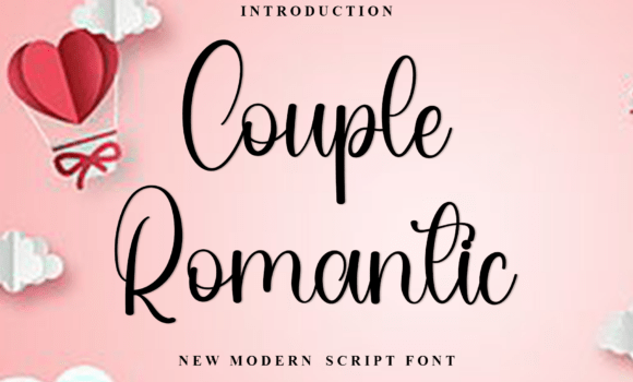 Couple Romantic Font - Featured Image