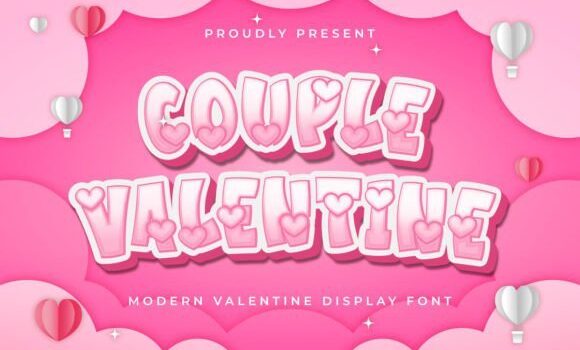 Couple Valentine Font - Featured Image