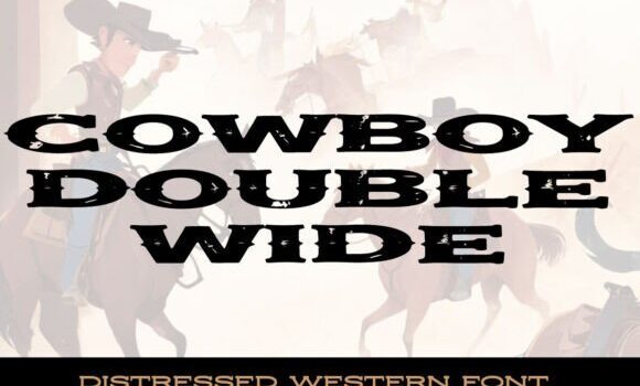 Cowboy Double Wide Font Fonts Free Download Cowboy Double Wide Font - Featured Image