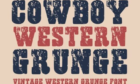 Cowboy Western Grunge Font Fonts Free Download Cowboy Western Grunge Font - Featured Image