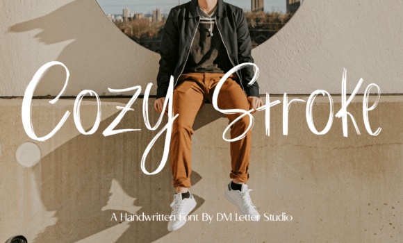 Cozy Stroke Font - Featured Image