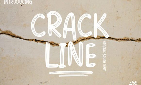 Crack Line Font - Featured Image