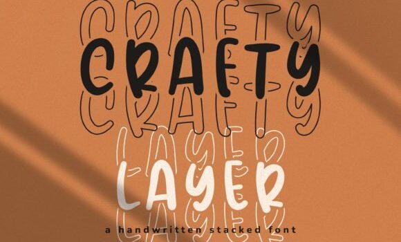 Crafty Layer Font Fonts Free Download Crafty Layer Font - Featured Image